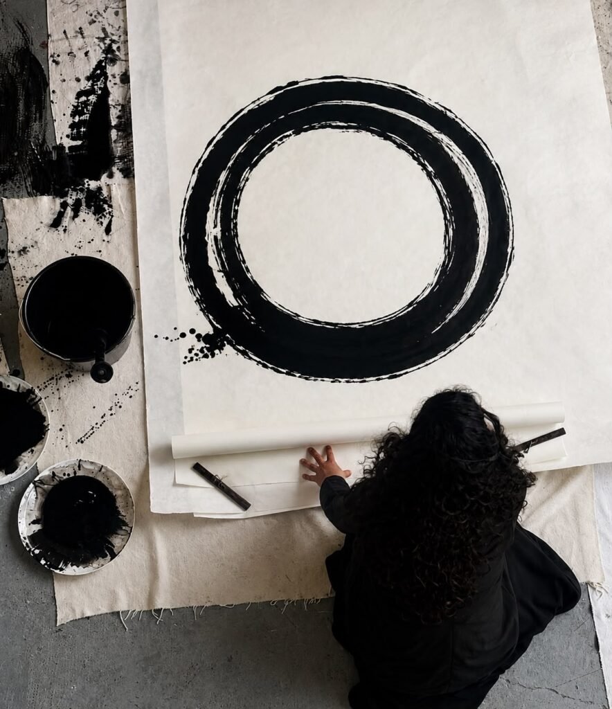 Chromatic Sama ©, Rana Gorgani pendant l'activation